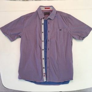 LON - NYC Short sleeve button down shirt